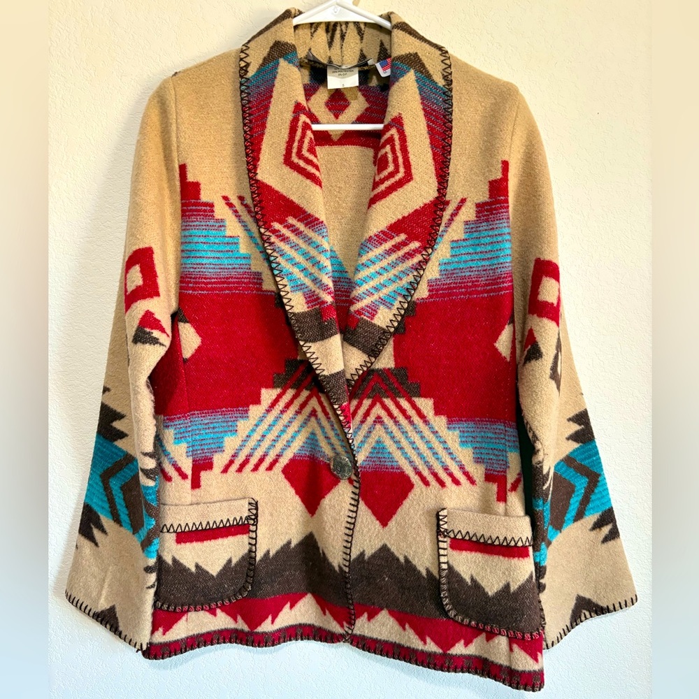 RHONDA STARK Women’s Wool blazer small